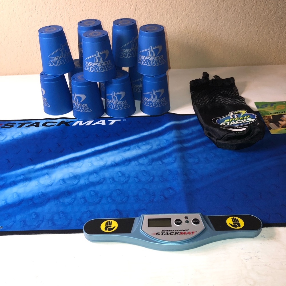 Speed Stacks Blue Speed Stacking Cup Set with StackMat & Timer and CD, Complete